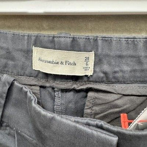 Abercrombie & Fitch Pants Womens 6 Gray Wide Leg Pleated Trouser High Rise 3