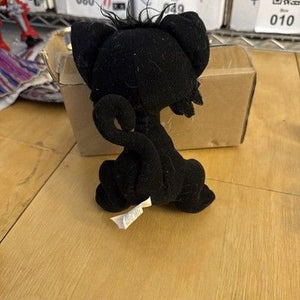 Bad Kitty 9" MerryMakers  Soft Plush Black Cat Stuffed Animal Toy 2