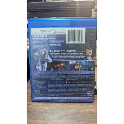 Disney Pixar Lightyear Blu Ray DVD Digital Code Very Good Condition