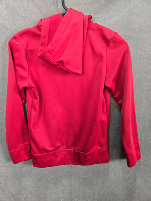 Jordan Jumpman Boys Red Dri-Fit Fleece Pullover Hoodie Sweatshirt Sz S 4