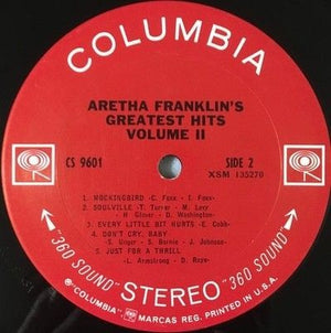 Aretha Franklin Greatest Hits Volume II Vinyl LP Record Used Soul Music 4