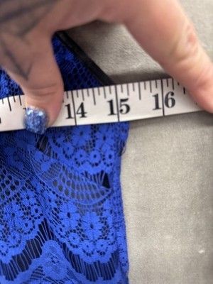 Kensie Dress Lace Overlay Sleeveless Zip Back Mini Party Cocktail Pre-Owned 5