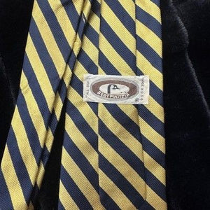 Bert Pulitzer Tie Mens Silk Striped Classic Necktie Made USA 60in 5
