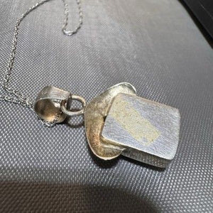 5.2g Fine 925 Solid Silver Natural Larimar Pendants Gemstone  With 20” Chain 4