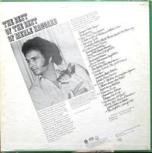 Merle Haggard Vinyl LP Record The Best Of The Best Used 5
