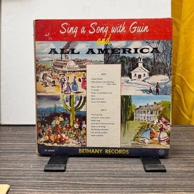 The Collegians Sing A Song With Guin All America Vinyl LP Record Used