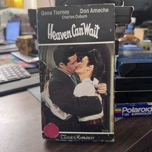 Heaven Can Wait Classic Romances VHS Movie Gene Tierney Don Ameche 1943 1