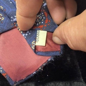 Vintage Tiffany Collection Excello Tie Mens Medallion Pattern Silk 90s Necktie 5