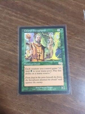 MTG 1x Citanul Hierophants, LP, Urza's Saga, Commander Green Mana Tap EDH Druid 2