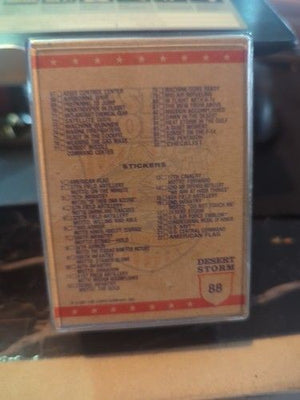 Topps Desert Storm Trading Card Set 1991 Vintage Complete 1-88 Stickers 1-22 New 2