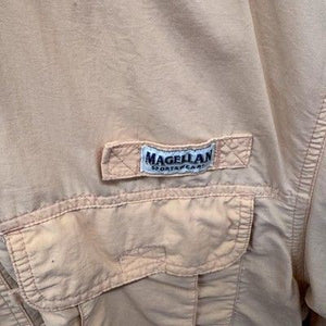 Magellan Sportswear Shirt Mens Medium Vented Fishing Outdoors Pockets Quick Dry 2