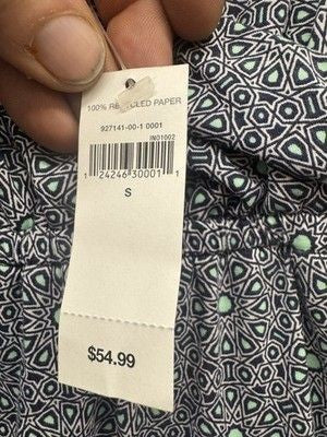 Gap Dress Womens Small Maxi Sleeveless Geometric Print Lightweight Tank 3