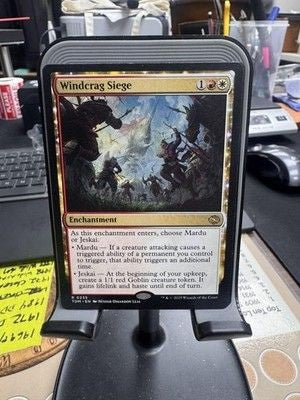 Magic The Gathering Windcrag Siege Rare Enchantment Card TDM English Mardu