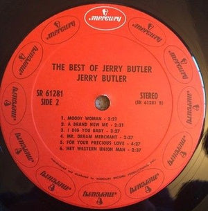 Jerry Butler Vinyl LP Record The Best Of Jerry Butler Used Soul Music 4