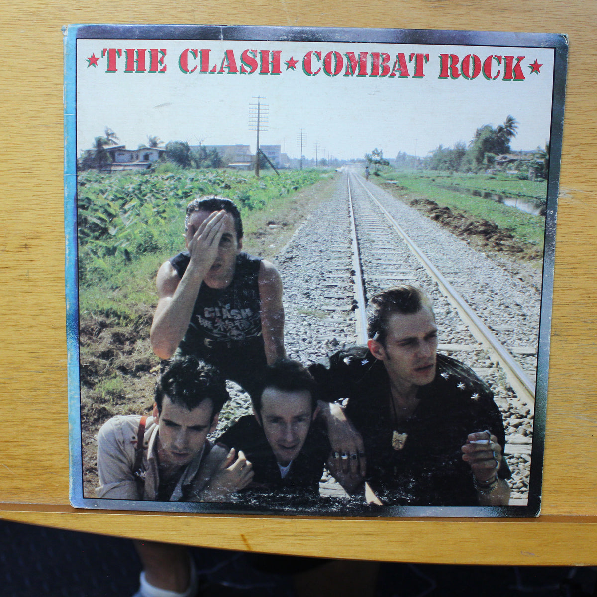 The Clash Combat Rock LP Epic E 37689 1982