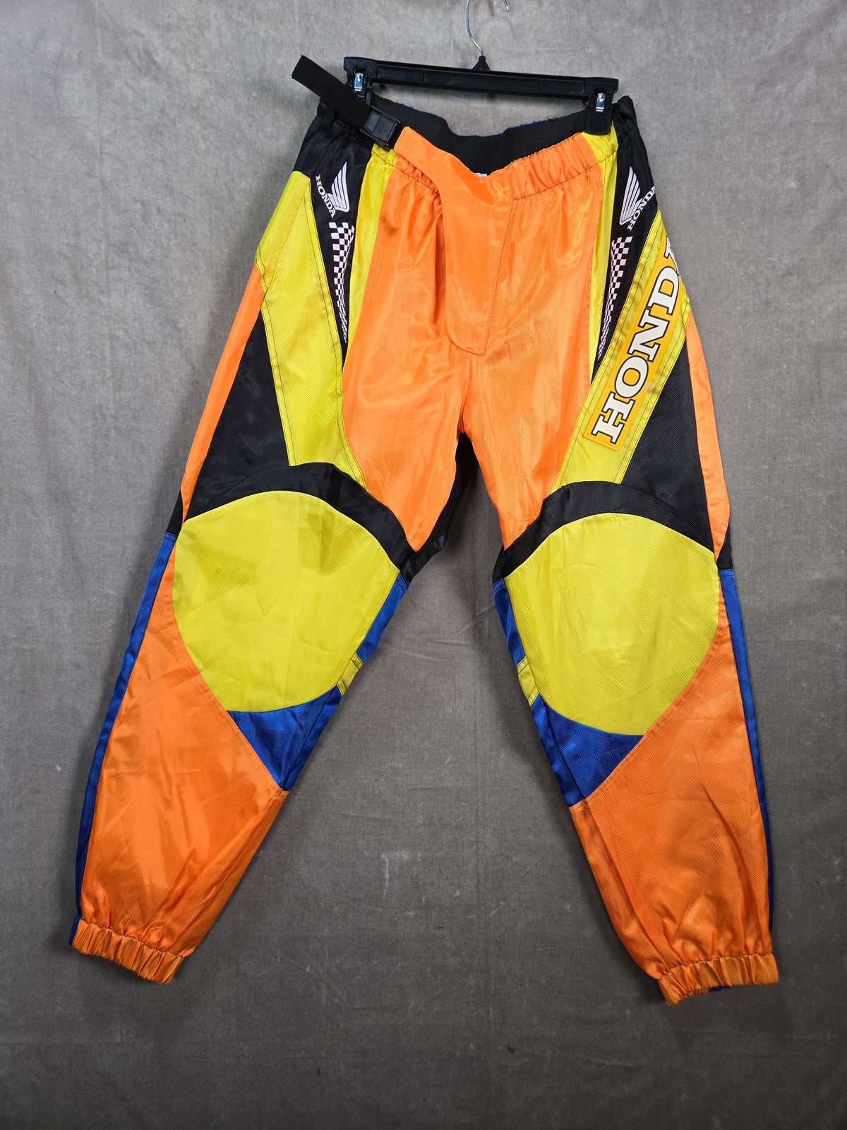 Honda Racing Motocross Forever 21 Men Colorblock Nylon Pants Size XL