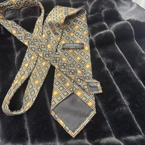 Antonio Vessi Tie Mens Wide Silk Necktie Classic Geometric Diamond Workwear Form 5