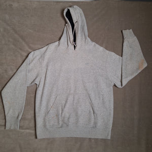 Champion Men's Gray Logo Pullover Fleece Hoodie Sweatshirt Size 6L 1