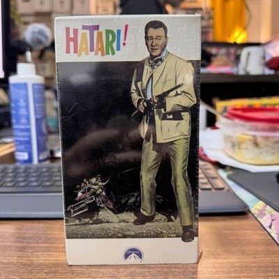 Hatari John Wayne VHS Movie Paramount Pictures 1962 Adventure Film