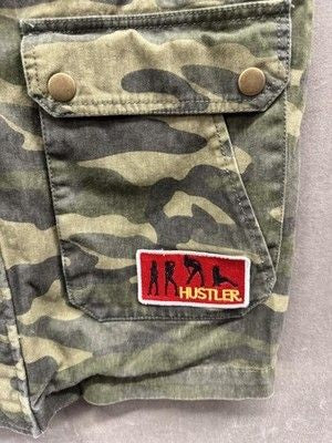 Hustler Jacket Mens Small Camo Military Patch First Amendment HH1983 Streetwear 2