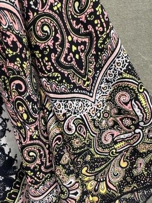Nymphe Womens One Size Paisley Boho Open Front Lightweight Duster Robe Pre-Owned 3