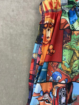 Marvel Guardians of the Galaxy Comic Print Lounge Pants Women Used 4