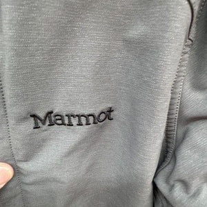 Marmot Jacket Mens Large Gray Softshell Full Zip Zip Pockets Outdoor Hiking 5