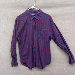 Bonobos Shirt Mens XL Red Blue Plaid Stretch Slim Fit Long Sleeve Casual Button 3