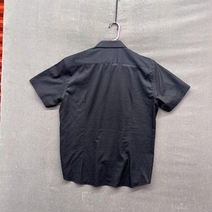 Rosi Rosi Shirt Mens Extra Large Black Short Sleeve Button Up Casual Workwear 3