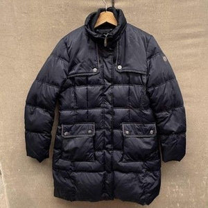 Vince Camuto Quilted Down Puffer Jacket Womens Large Mid Length Winter Coat Pre- 4