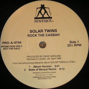 Solar Twins Rock The Casbah 12" Vinyl Record 2