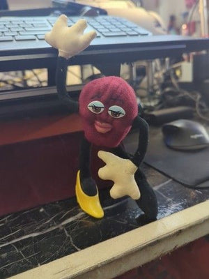 Vintage 1988 Applause Poseable Plush California Raisins Doll 5 Inch 2