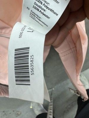 Streetwear Society Jacket Womens Large Pink Moto Biker Faux Leather Zip Pockets 4