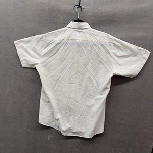 Park Place Shirt Mens 15.5 Large White Short Sleeve Button Up Dress Pocket 90s 5