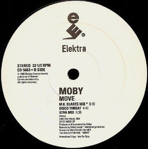 Moby 12 Inch Vinyl Record Move Used 2