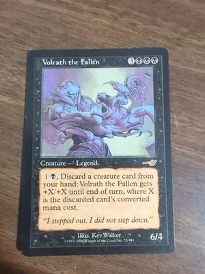 2000 Magic The Gathering Nemesis Volrath the Fallen #75 Light Play 2