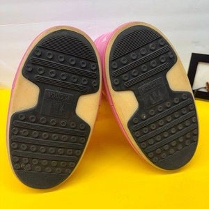 Moon Boot Icon Nylon Pink Snow Boots Tall Lace Up Après-Ski Logo Boots Sz 7/8.5 3