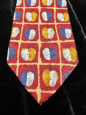 Ermenegildo Zegna Tie Mens Silk Geometric Designer 58in Made in Italy Classic 5
