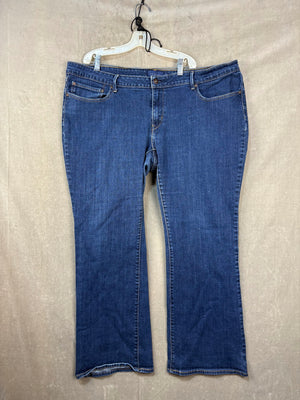 Levi's Jeans Bootcut Dark Wash Women 24W 38 Pre-Owned Regular Fit 1