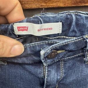 Levis Boyfriend Jeans Girls 8 Regular Blue Stretch Denim Skinny Fit Youth Pants 5