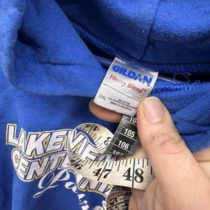 Lakeview Centennial Patriots Hoodie Sweatshirt Mens 3XL Blue Pullover Fleece 2