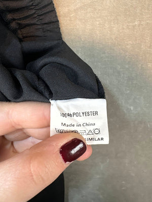 INCERUN Dress Pants Black Size M Pre-Owned 100% Polyester Solid 3