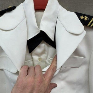 Service Dress White Midshipman 2/class uniform, US Naval Academy. 14N, 34B, 32S 5