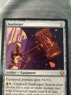 Sunforger FOIL Modern Masters 2015 PLD Artifact Rare MAGIC MTG CARD ABUGames 3