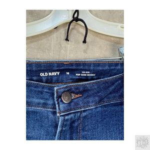 Old Navy Pop Icon Skinny Women's Jeans Size 16 Medium Wash Stretch 2