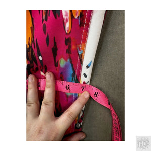 Colorful Graffiti-Print Women's Pants with Pockets and Stretch 5