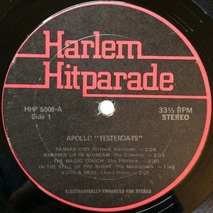 Various Yesterdays Apollo Vinyl LP Record 4