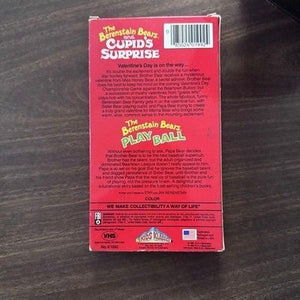The Berenstain Bears Double Feature VHS Cupid Surprise Play Ball Kids Classics 2