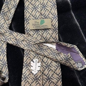 Nature Conservancy Crocodile Tie Mens One Size Silk Animal Print Novelty Fish 4