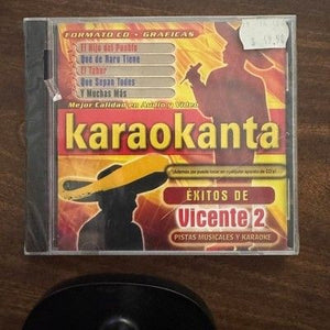 Karaokanta Exitos de Vicente 2 Pistas Musicales y Karaoke CD Graficas SEALED 1